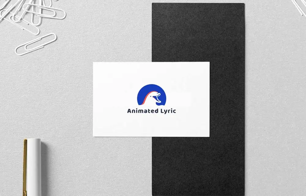 Animated Lyric Business Card