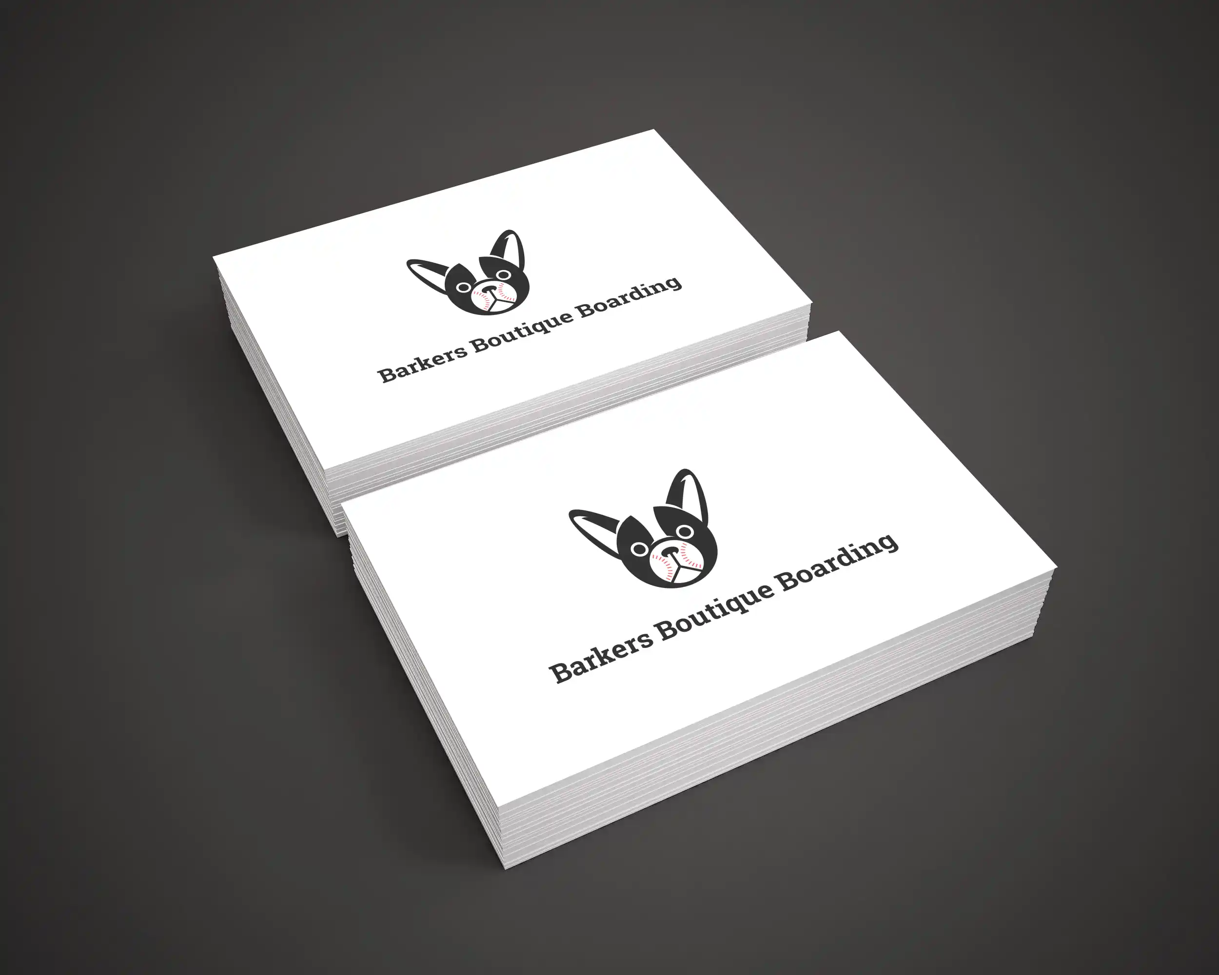 Barkers Boutique Boarding Branding