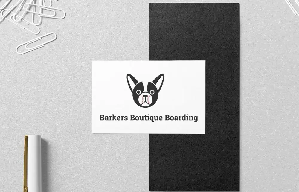 Barkers Boutique Boarding Business Card