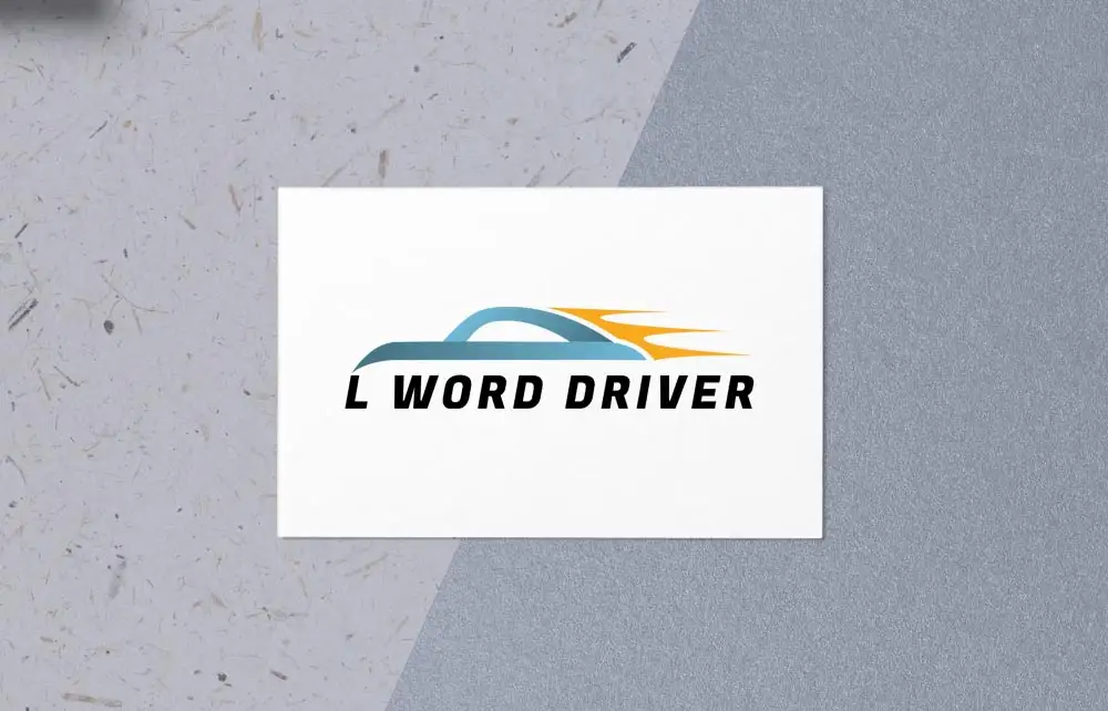 L Word Driver Logo Design
