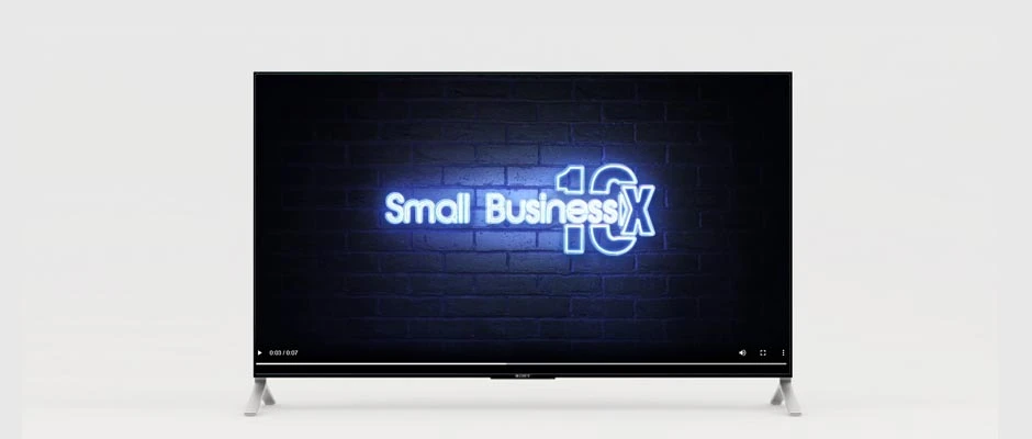 Neon Lights Logo Reveal Video Mockup