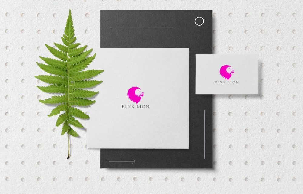 Pink Lion Business Branding