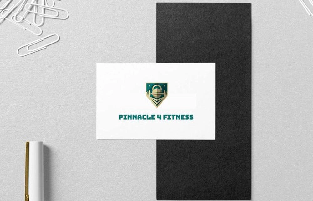 Pinnacle 4 fitness logo design