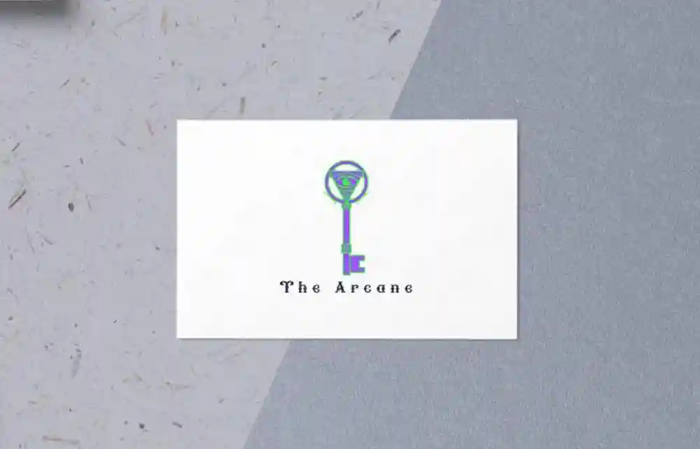 The Arcane business card