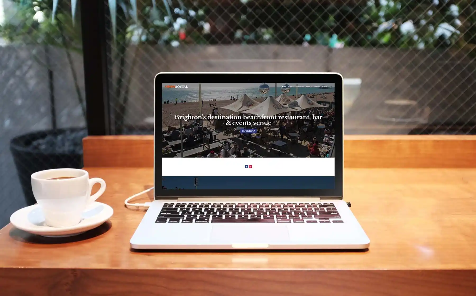 ohso social website design
