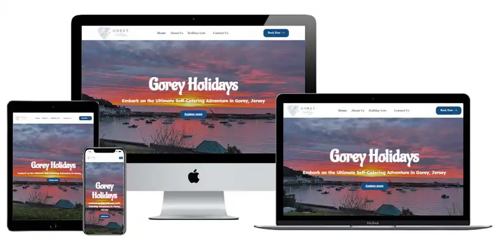 Gorey Holidays responsive website