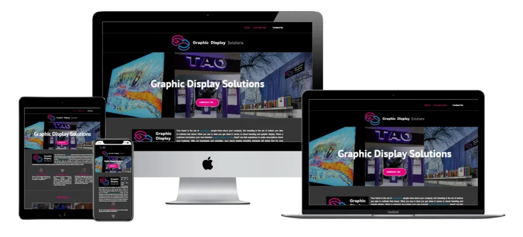 Graphic Display Solutions Responsive design