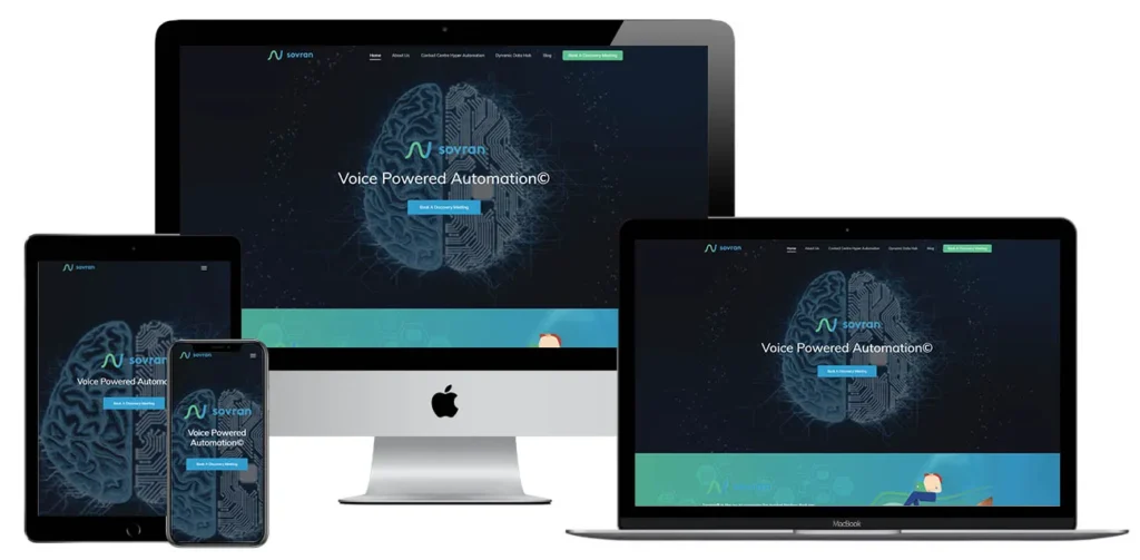 Sovran AI responsive website Design